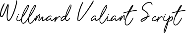 Willmard Valiant Script Font