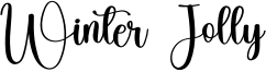 Winter Jolly Font