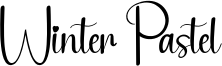 Winter Pastel Font