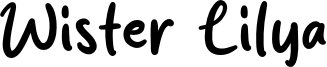 Wister Lilya Font