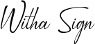Witha Sign Font