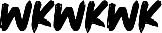 Wkwkwk Font