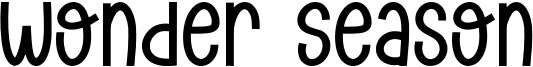 Wonder Season Font