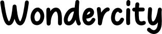 Wondercity Font