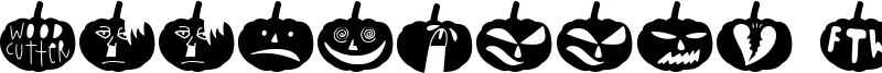 Woodcutter Pumpkins Font