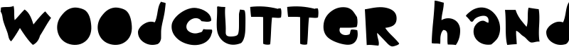 Woodcutter Hand 2015 Font