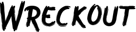 Wreckout Font