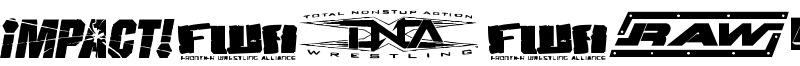 Pro Wrestling Logos Font