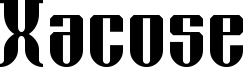 Xacose Font