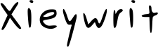 Xieywrit Font