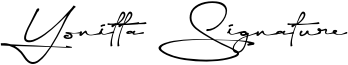 Yonitta Signature Font