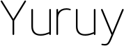 Yuruy Font