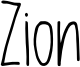 Zion Font