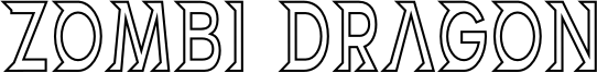 Zombi Dragon Font