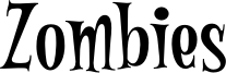 Zombies Font