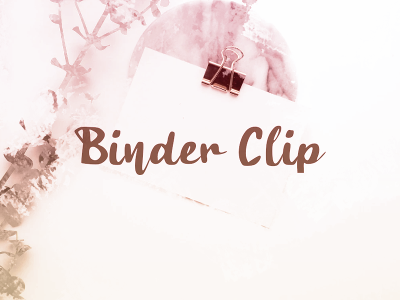 b Binder Clip