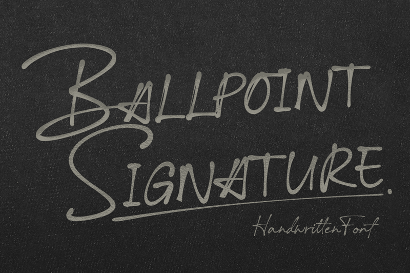 Ballpoint Signature