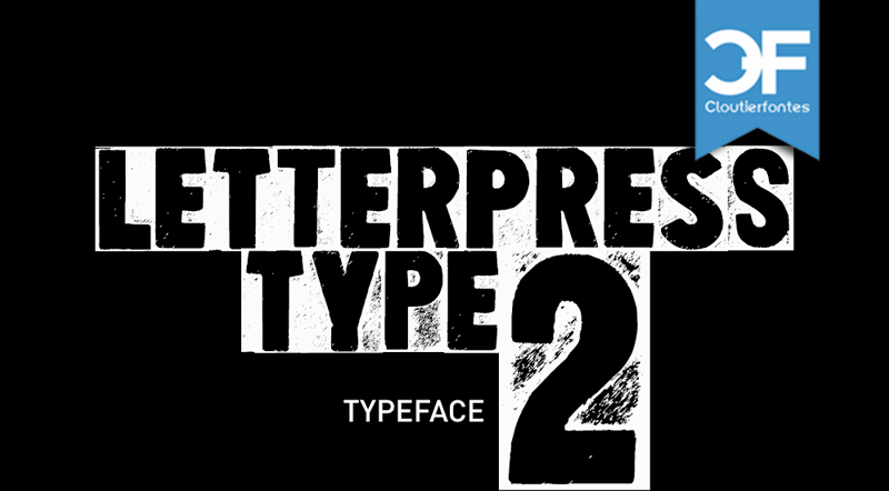 CF Letterpress Type Two