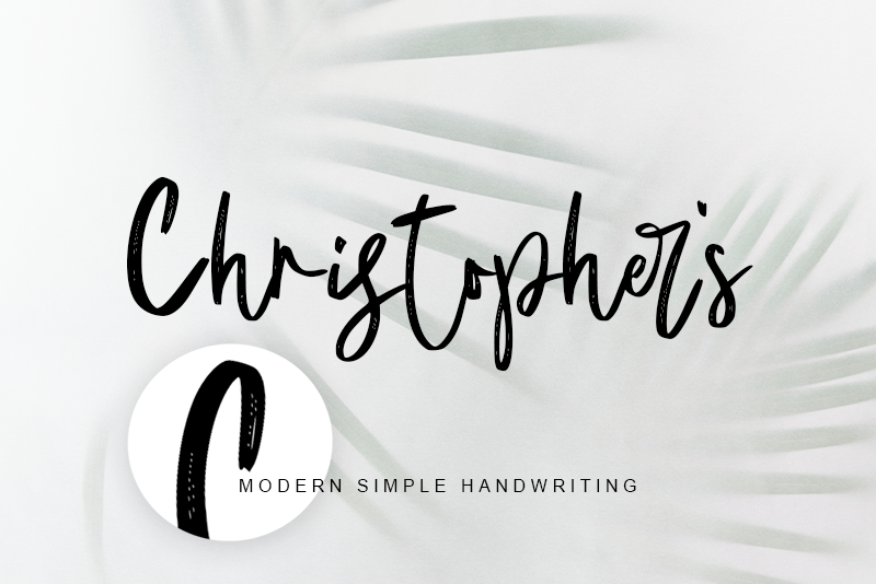 Christopher's Handwriting