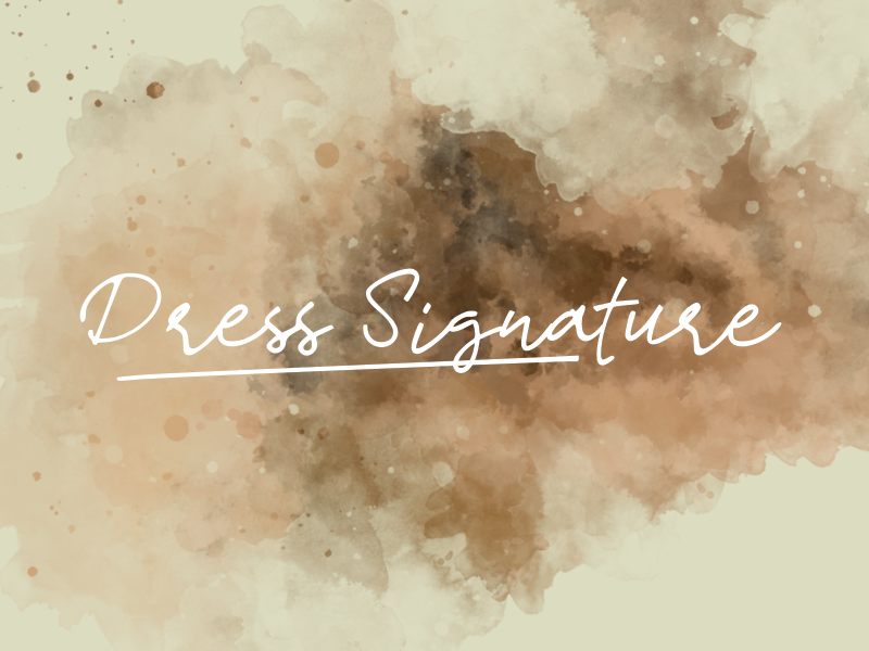 d Dress Signature