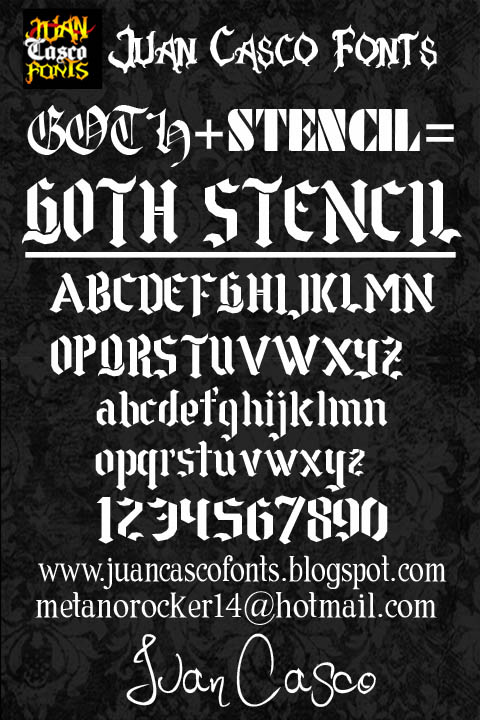 Goth Stencil