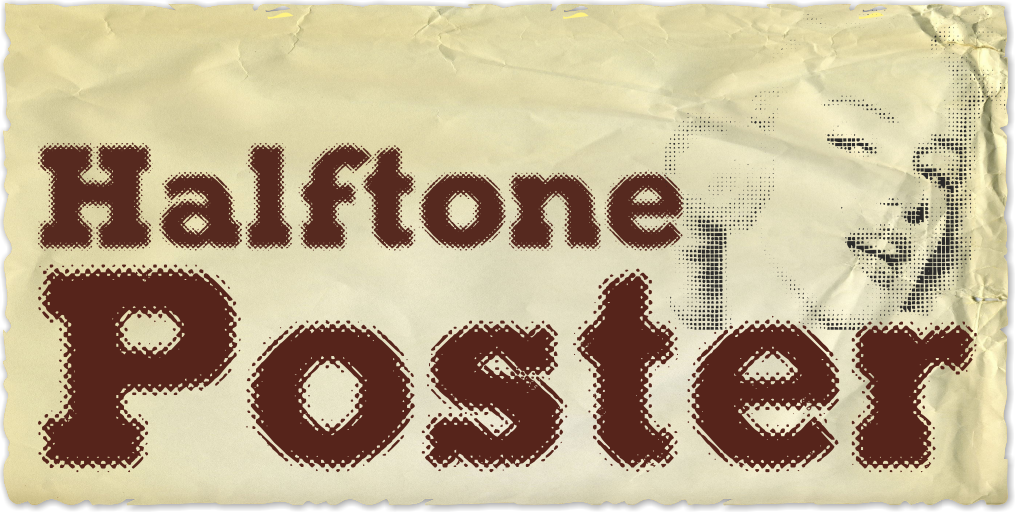 Halftone Poster