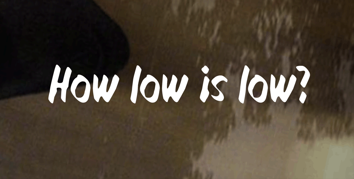 How low is low?
