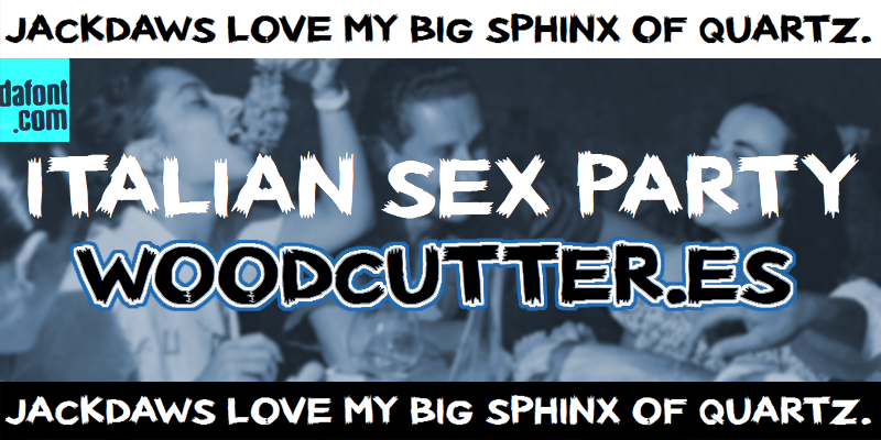 Italian Sex Party