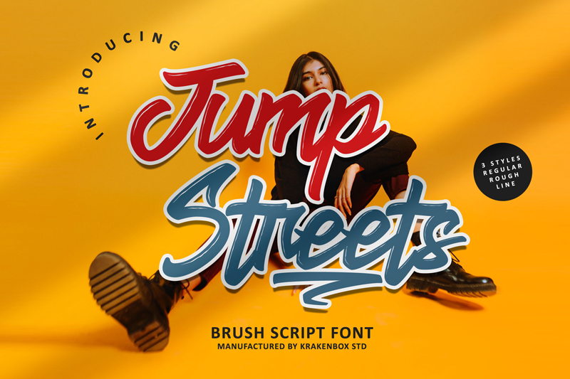 Jump Streets - Brush Script Font