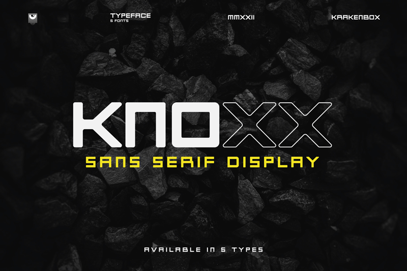 Knoxx - Sans Serif Typeface