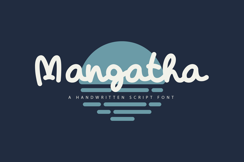 Mangatha - Handwritten Font