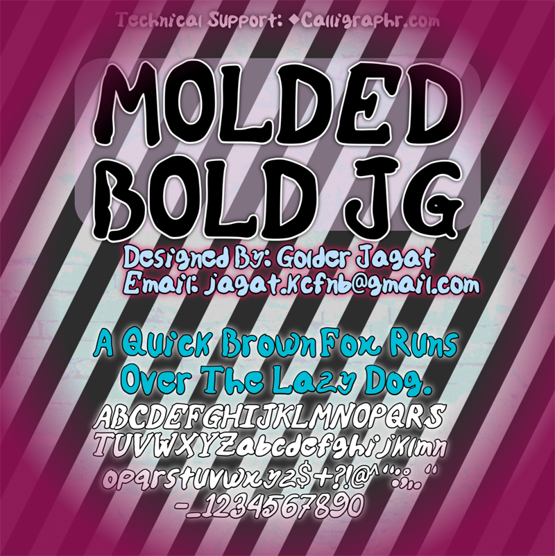 Molded Bold JG