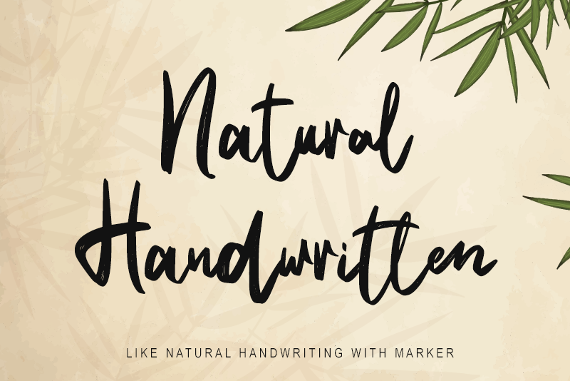 Natural Handwritten
