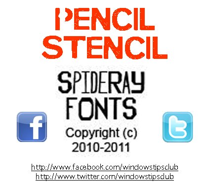 Pencil Stencil
