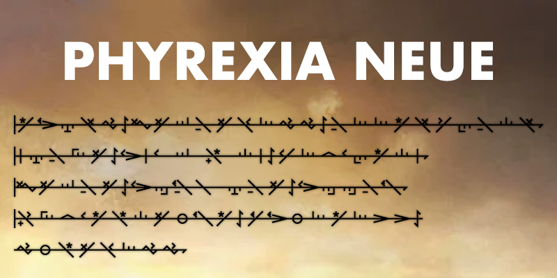 Phyrexia Neue Transliteration