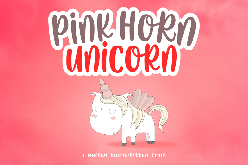 Pink Horn Unicorn