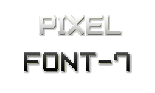 Pixel Font7