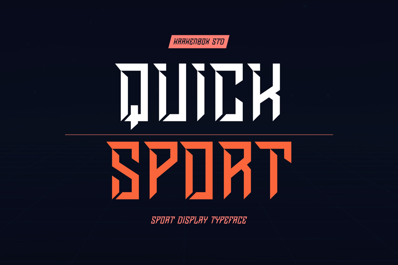 Quick Sport - Sport Display Typeface
