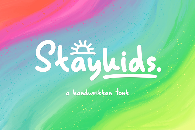 Stay Kids - Handwritten Font