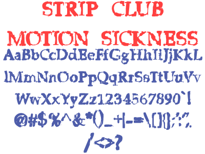 Strip Club Motion Sickness