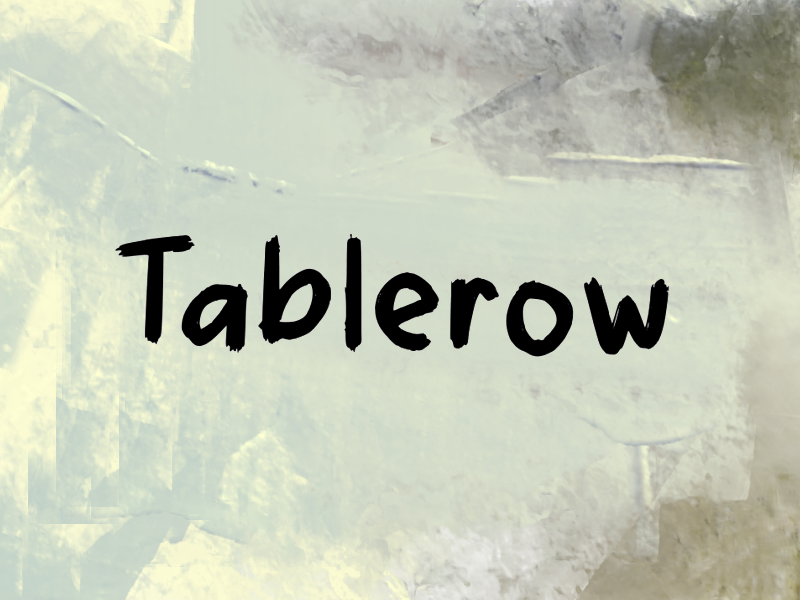 Tablerow