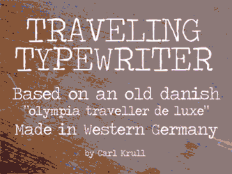 Traveling Typewriter