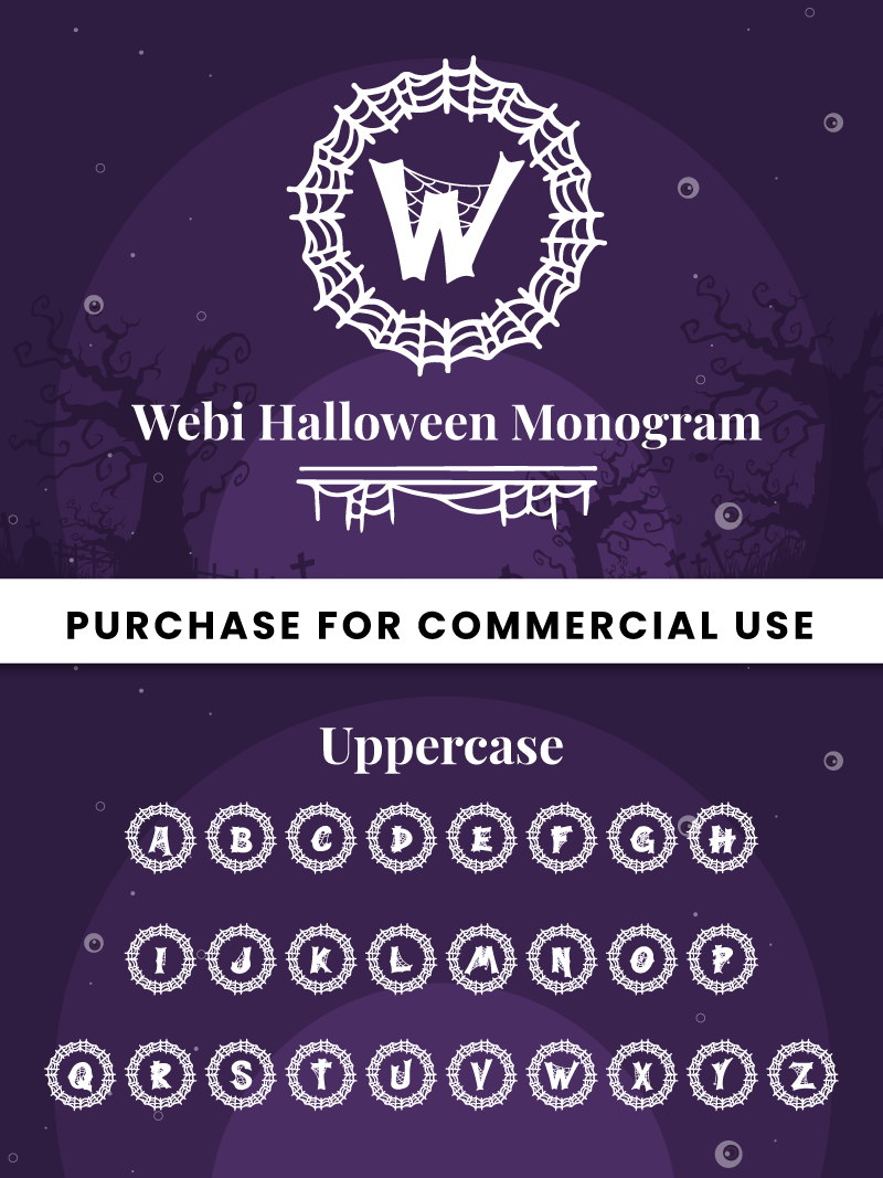 Webi Halloween Monogram